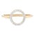 Natural Diamond Circle Modern Ring in 14k Solid Gold by VRJewels For Sale