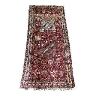 Antique Ghoochan Kordi Hand Knotted Rug For Sale