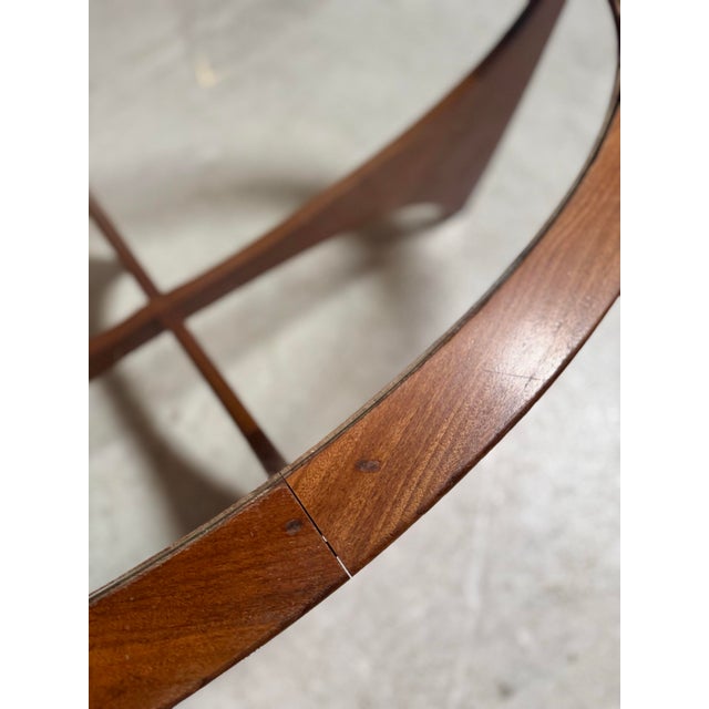 Wood Beautiful Oval Teak “Astro” Coffee Table by Victor Wilkins for GPlan, Attributed Circa 1960s. For Sale - Image 7 of 11