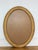 Gold Vintage Oval Giltwood Mirror – Hollywood Regency, Belgium, 1970s For Sale - Image 8 of 9