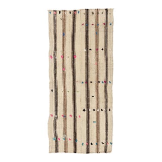 Vintage Modern Turkish Kilim Rug - 2`7″ X 6`0″ For Sale