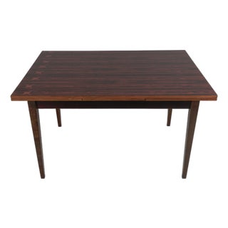 Scandinavian Rosewood Folding Dining Table, 1960s For Sale