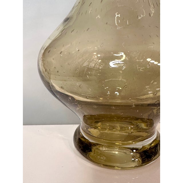 Mouth-Blown Art Glass Vase attributed to WMF, Germany, 1950s For Sale - Image 8 of 15