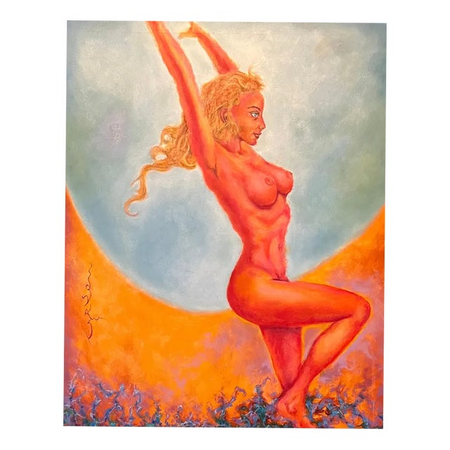 José Gerson, Eve's Escape, Oil on Canvas, 2005 For Sale