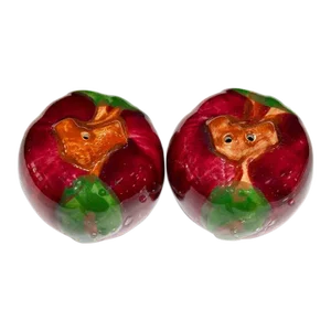 Franciscan China Apple Pattern Salt & Pepper Set