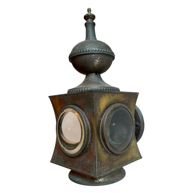Early 20th Century Vintage Outdoor Wall Sconces With Original Patina - A Pair For Sale - Image 5 of 10