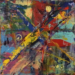 “AS030323” Contemporary Original Abstract Study Painting on Stretched Canvas For Sale