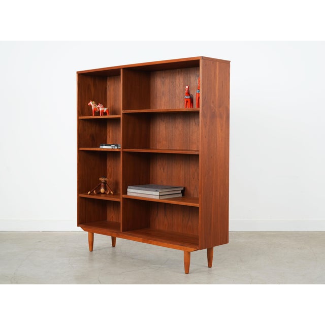 Vintage Danish Teak Bookcase, 1970s For Sale - Image 3 of 11