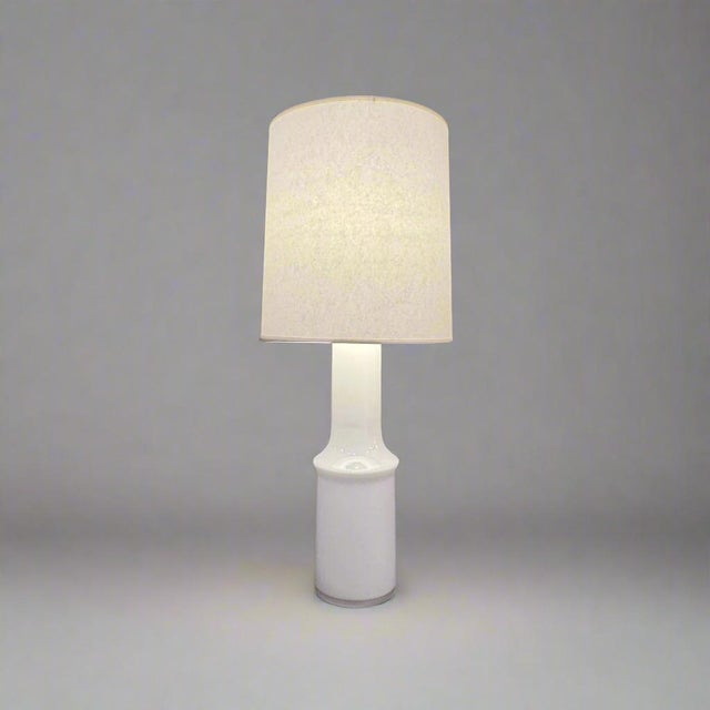 1970s 1970s Single Modernist Glass Table Lamp For Sale - Image 5 of 6