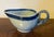 Blue Antique Early 19th Century Chinese Export Canton Porcelain Sauce or Gravy Boat Decorated With Blue & White Landscape Scene For Sale - Image 8 of 13