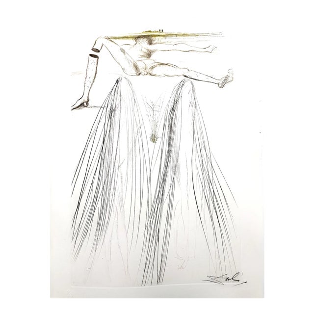 Salvador Dali - The Giant Beliagog - Original Etching 1970 For Sale