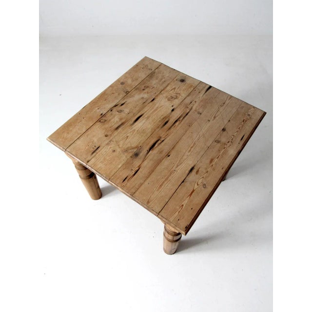 Early 20th Century Antique Wooden Side Table For Sale - Image 5 of 9