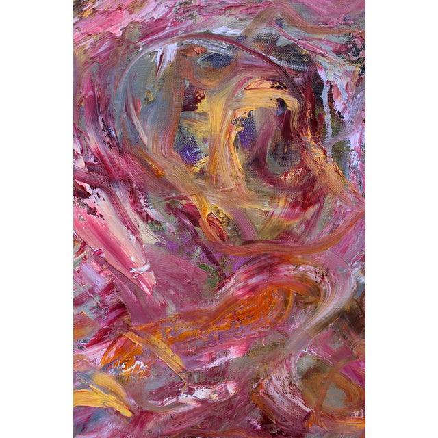 Serendipity Abstract Oil Painting by Lisa Finlayson For Sale - Image 4 of 16