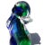 Mid-Century Modern Murano Sommerso Blue Green Italian Art Glass Vintage Puppy Dog Figure Sculpture, Manner of Seguso, Nason For Sale - Image 3 of 7