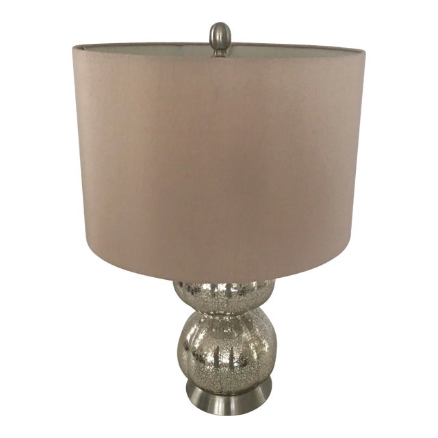 New Mercury Glass Table Lamp For Sale