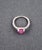 0.60 Ct Natural Pink Sapphire & Diamond Ring, Size 4.5 For Sale In Chicago - Image 6 of 10