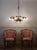 Vintage Art Nouveau Chandelier in Brass and Cut Glass, Italy, 1920s For Sale - Image 13 of 14