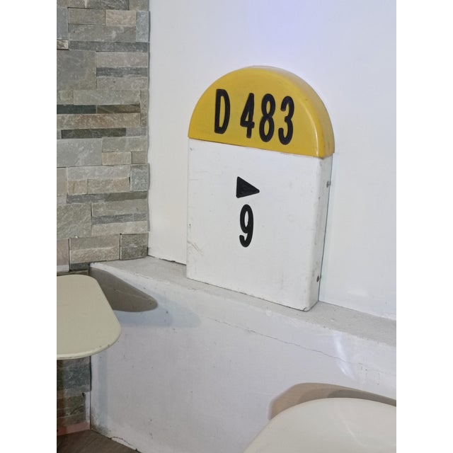 1990s Kilometer Marker on French Road, 1990s For Sale - Image 5 of 9