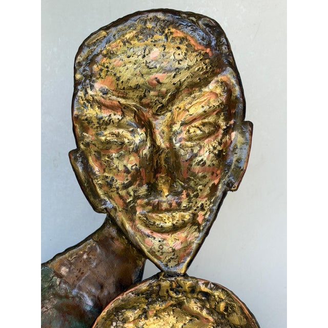 Monumental “The Guy Fawkes Family” Patinated Bronze Sculpture by A. Souer For Sale - Image 15 of 18