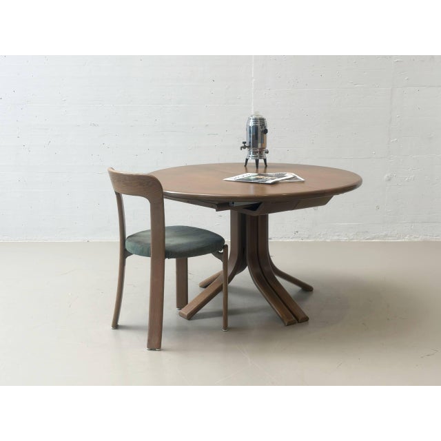 Extendable Dining Table from Dietiker, Switzerland, 1970s For Sale - Image 6 of 15