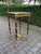 Wood 1990s French Artisan Louis XVI Mahogany Marble Side Table - 1 Pc For Sale - Image 7 of 8