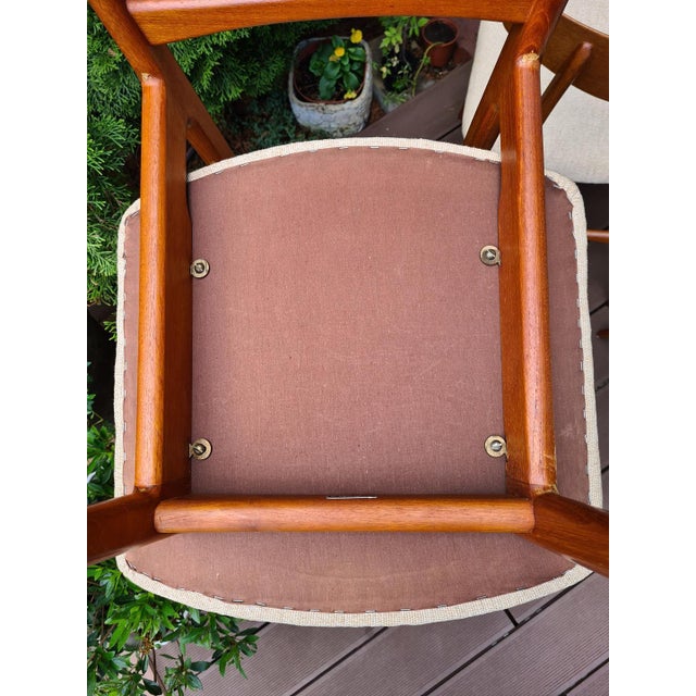 Vintage Habeo Model Chairs in Teak, Germany, 1950s, Set of 4 For Sale - Image 12 of 17