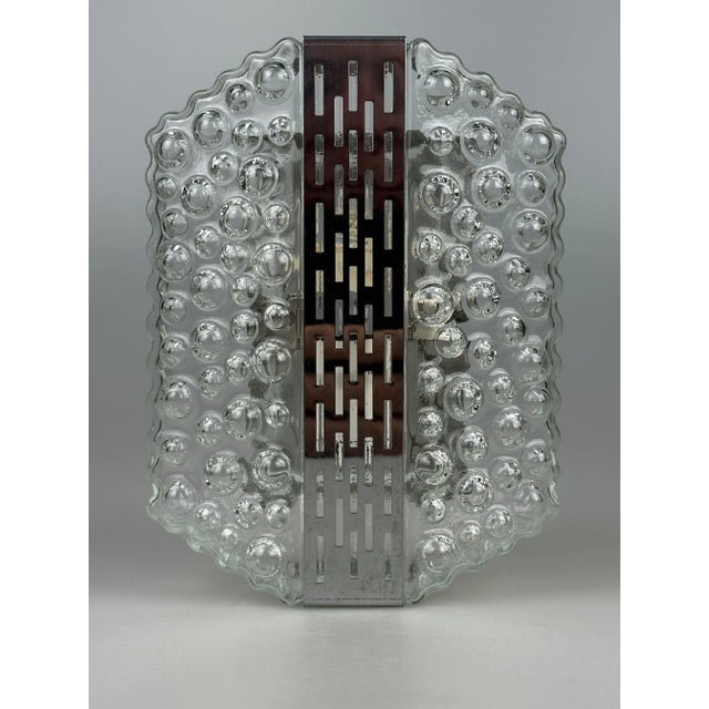 Space Age Chrome and Glass Bubble Wall Lamp from Hustadt Leuchten, 1960s For Sale - Image 13 of 18