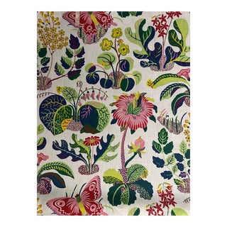 Exotic Butterfly by Schumacher Fabric 2 1/2 Yards For Sale