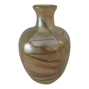 1970’s Christopher Ries Art Glass Vase