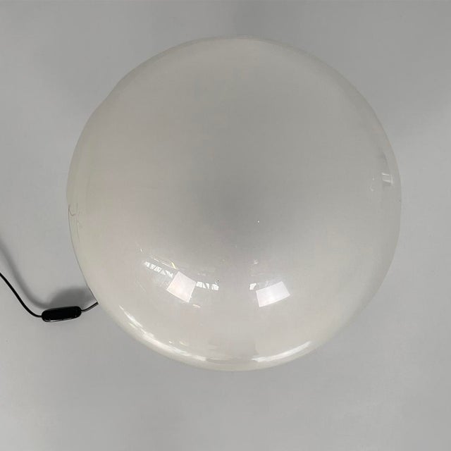 Silver Mid-Century Modern Italian LTA6 Porcino Table Lamps attributed to Luigi Caccia Dominioni for Azucena, 1960s, Set of 2 For Sale - Image 8 of 15