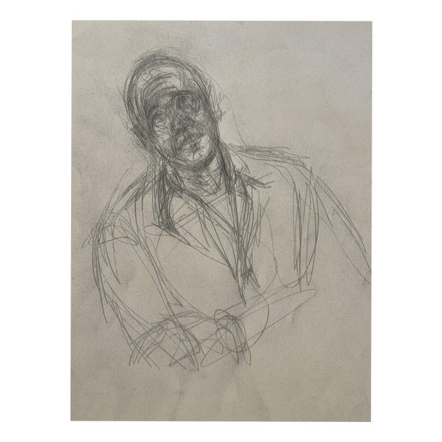 Alberto Giacometti, Portrait of Jean Genet, 1954, Lithograph For Sale