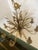 Metal Vintage Brass Wheat Sheaf Chandelier, 1960s For Sale - Image 7 of 11