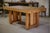 Vintage Art Deco Oak Table by Léon and Maurice Jallot, 1940s For Sale - Image 4 of 15