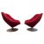 Artifort Mid Century Swivel Lounge Chairs by Pierre Paulin For Sale - Image 4 of 12