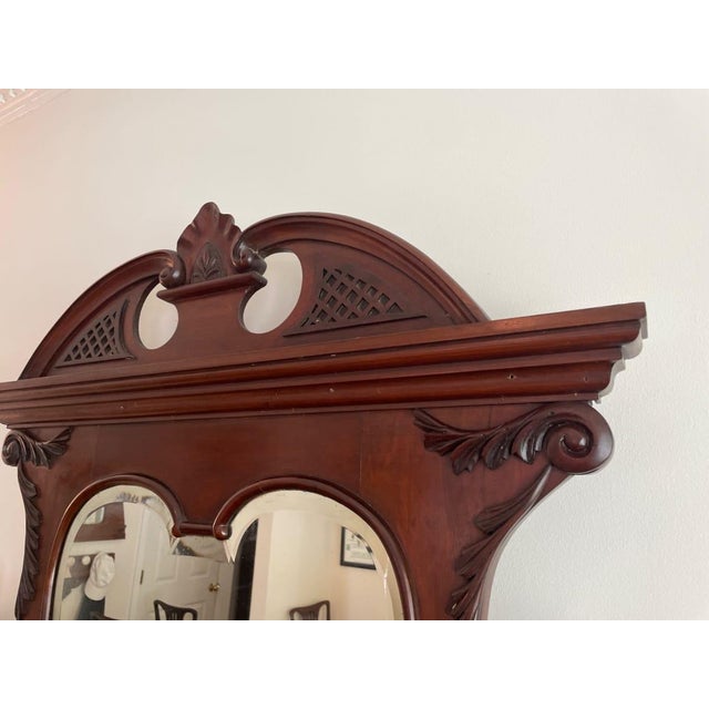1910s Victorian Mahogany Sideboard Buffet With Mirror Back For Sale In Chicago - Image 6 of 10