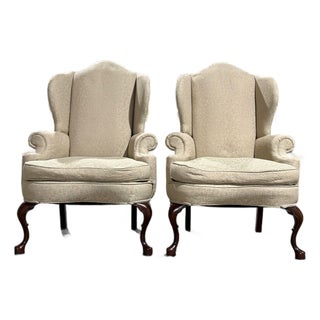 Pair of Pennsylvania House Wingback Chairs For Sale