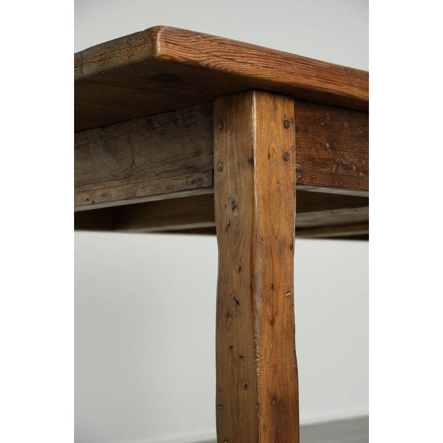 Large Antique 19th Century Farmhouse Dining in Pinewood For Sale - Image 12 of 13