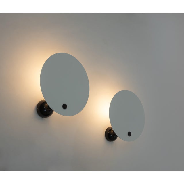 Kuta Wall Lamps by Vico Magistretti for O-Luce, 1980s, Set of 2 For Sale - Image 6 of 7