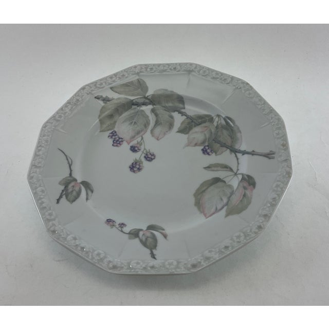 Ceramic New 1970s Porcelain With Black Berries Branch - Set of 67 Pieces For Sale - Image 7 of 17