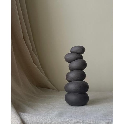 Modder Stacked Miracles Ceramic Sculpture by Françoise Jeffrey For Sale - Image 4 of 10