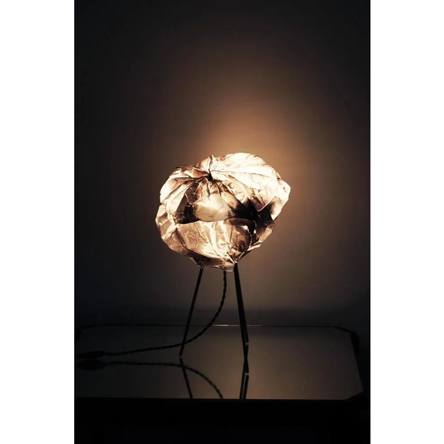Black Smoke Sculptural Table Lamp by Camille Deram For Sale - Image 8 of 11