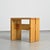 Brown Vintage Pine Stool from Les Arcs, 1970s For Sale - Image 8 of 10