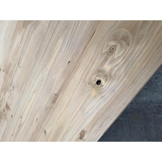 Large Communal Table in Wood For Sale - Image 10 of 15