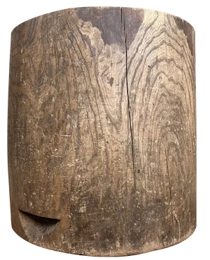 Late Meiji Period Japanese Mochi-Tsuki Usu Rice Mortar, 1890s