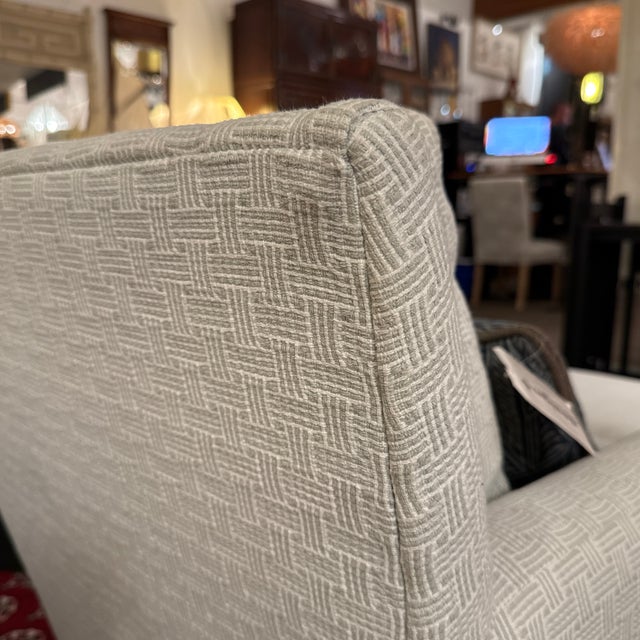 Custom HMS Furniture for Sunrise Home Arm Chair + Ottoman For Sale - Image 9 of 14