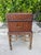 Vintage Faux Bamboo Leather Wrapped Storage Chest End Table Attributed to Maitland-Smith For Sale In Naples, FL - Image 6 of 12