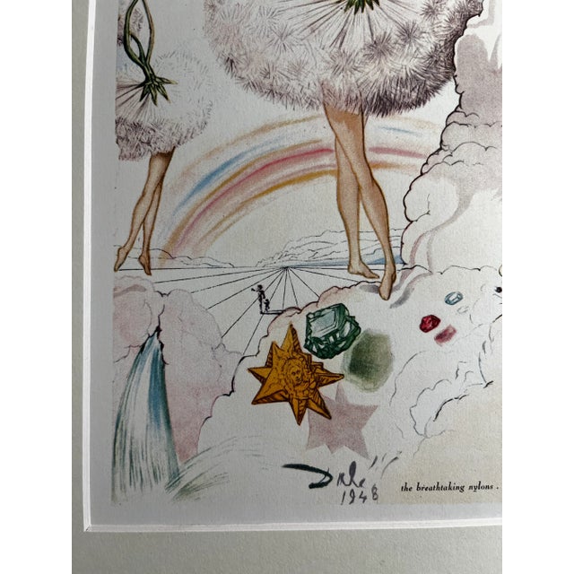 Not Yet Made - Made To Order Contemporary Print Bryan's Nylons Dali Flower Woman Ad For Sale - Image 5 of 6