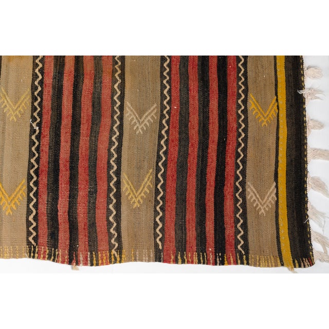 1960s Handmade Mid 20th Century Ethnic Runner For Sale - Image 5 of 10