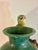 1950s Italian Majolica Coastal Parrot Vase - Hand Painted Ceramic For Sale - Image 4 of 6