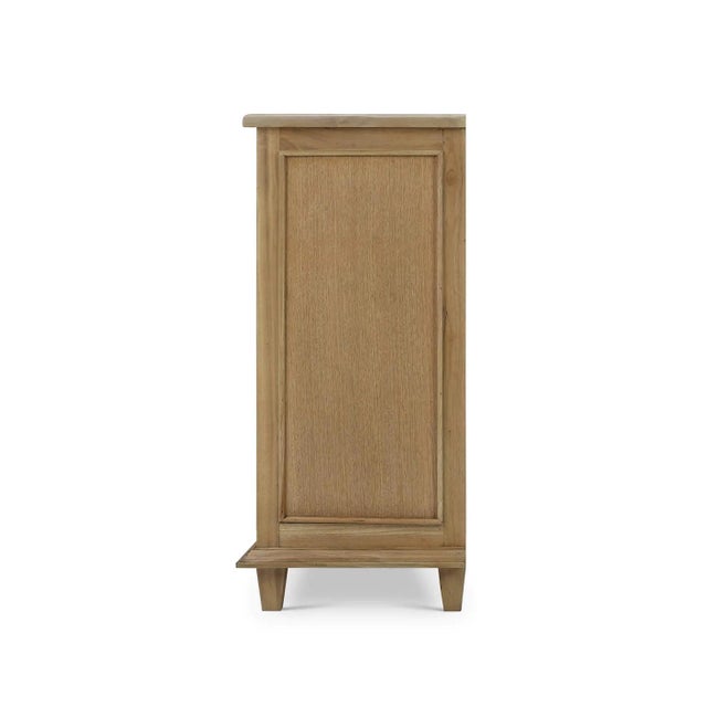 Small Mid Century Cabinet - Fruitwood Finish For Sale In Greensboro - Image 6 of 8